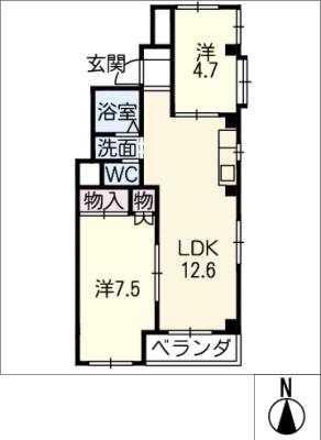 日比野ビルの間取り