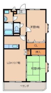 エンブレム合川IIの間取り