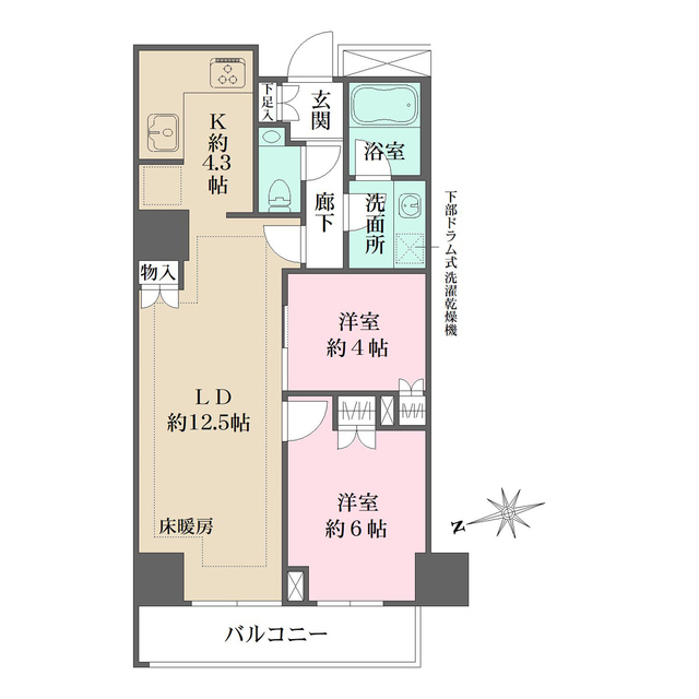 ザ・パークハウス新宿タワーの間取り