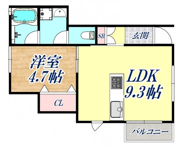 セイントエスペランサ月見山の間取り