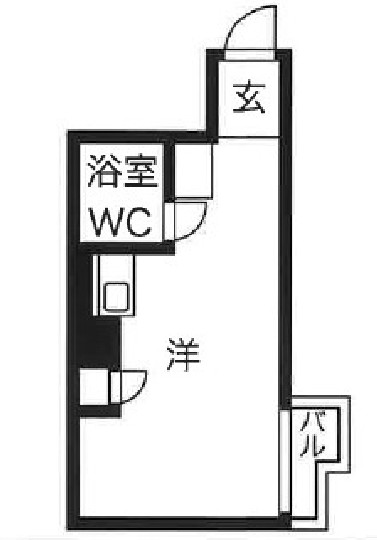 荒川区東日暮里のマンションの間取り