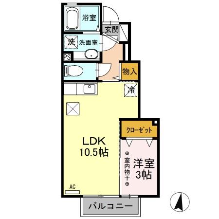 サニースクエア Ｂの間取り