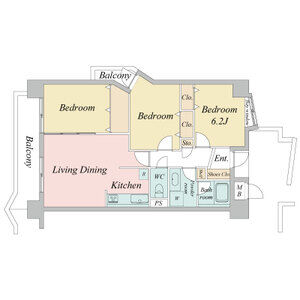 【ISM東別院(旧シティライフ東別院)の間取り】