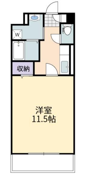 東広島市高屋町中島のマンションの間取り