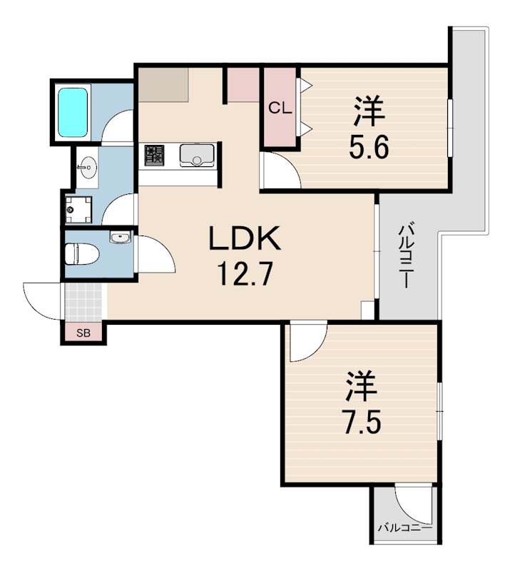 Villa　Musica西宮北口の間取り