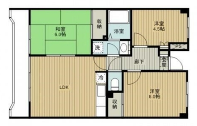 ビューラー千間台の間取り