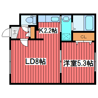 Confort1の間取り