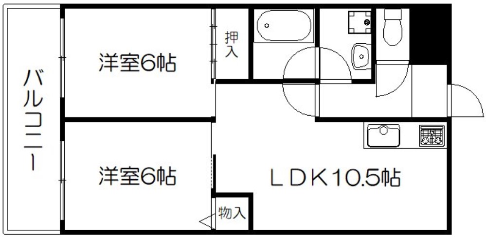 第43長栄大晋メゾネ西院ノ森の間取り