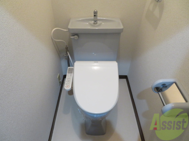 トイレ　幸福を呼ぶと言われているトイレ。とても綺麗です。