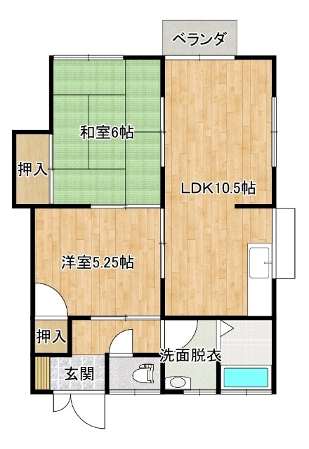 岩永アパートの間取り