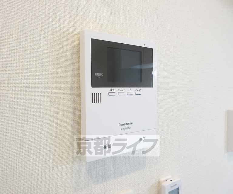 セキュリティ　モニター付きで安心・