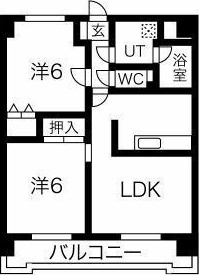 ロイヤルパレスホウゲツの間取り