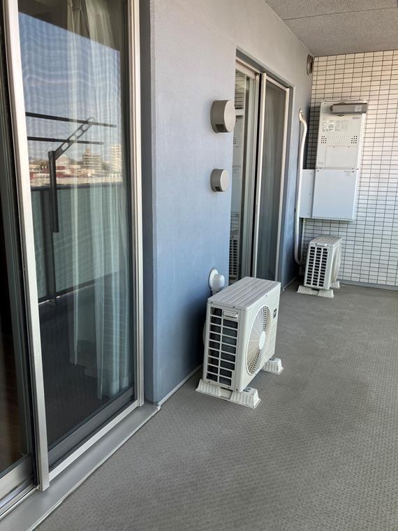 バルコニー　陽当たり良好なバルコニーです