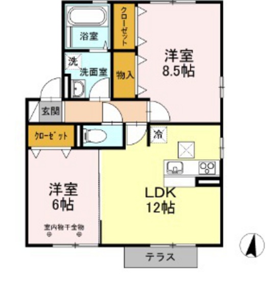中学校　岡山市立吉備中学校（中学校）まで2055m