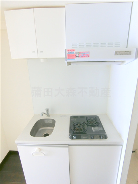 キッチン　2口ガスシステムキッチン