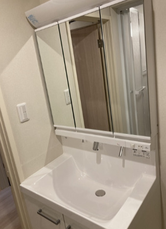 洗面設備　別タイプ部屋　参考写真です