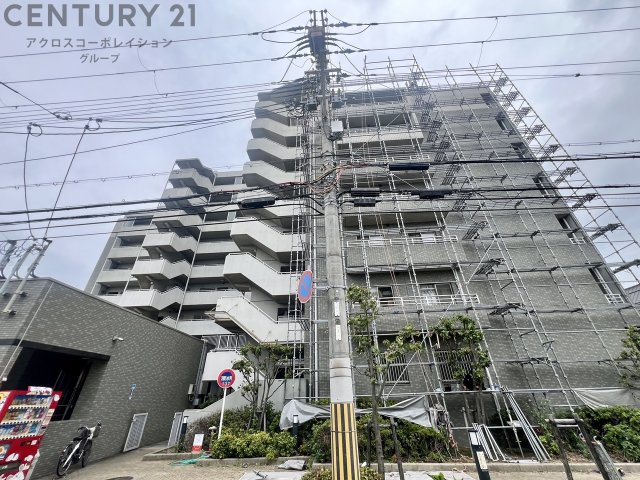 建物外観　防犯カメラ付きでセキュリティ面も安心です。