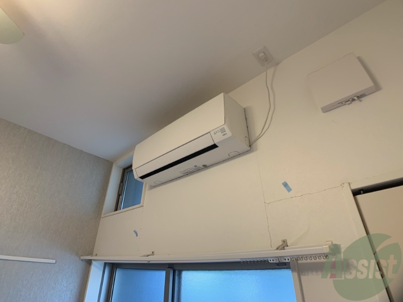その他設備　エアコンが付いているので夏も冬も快適ですね～