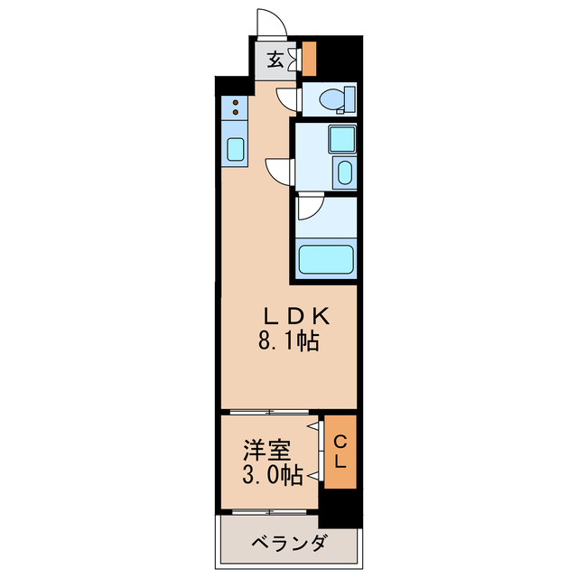 セノアタワー泉の間取り写真