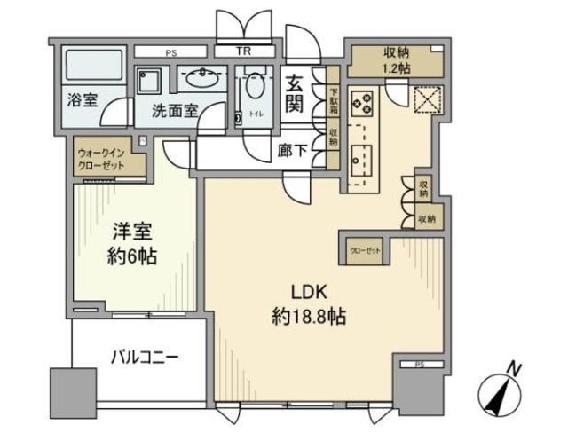 シティタワー有明の間取り写真
