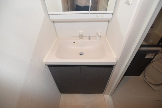 洗面設備　写真は同物件の他のお部屋のものです