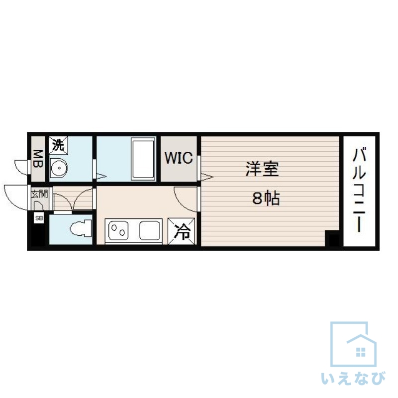 地下鉄谷町線 出戸駅 徒歩2分 3階建 築13年の間取り写真