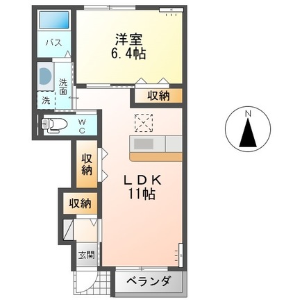 静かで落ち着いた住環境が魅力の間取り写真