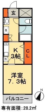 本町アンディの間取り写真