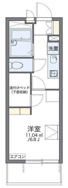 レオパレスANNEXタチバナの間取り写真