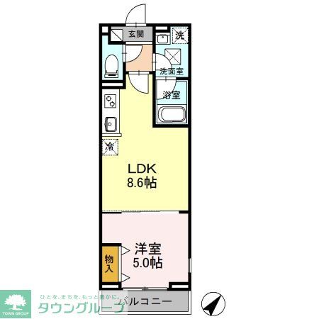 パルナシウスの間取り写真