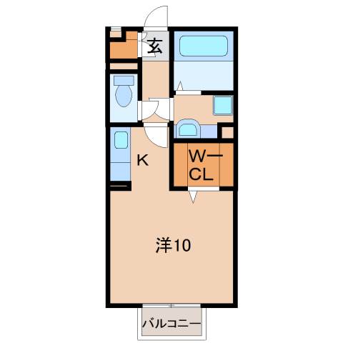 エスポワールA・Tの間取り写真