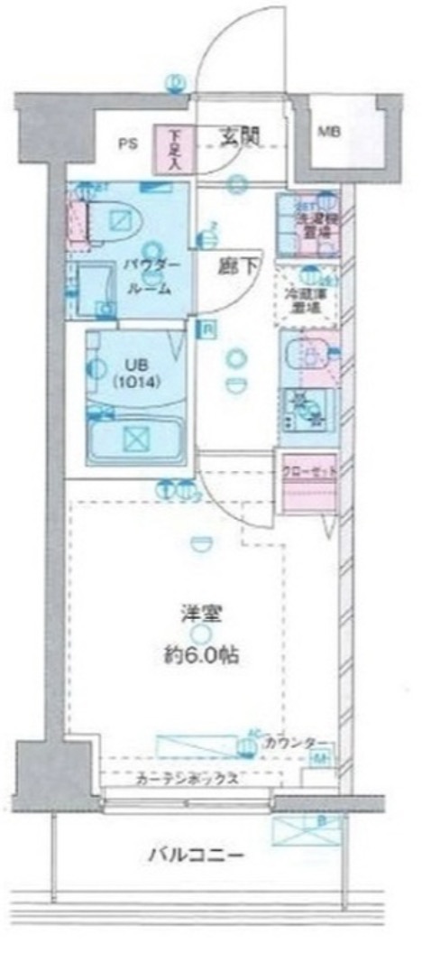 GENOVIAお花茶屋IIskygardenの間取り写真