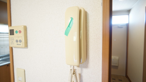 セキュリティ　カメラ付きインターホンに変更予定