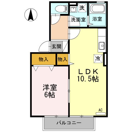 リヴィエールウィルモアの間取り