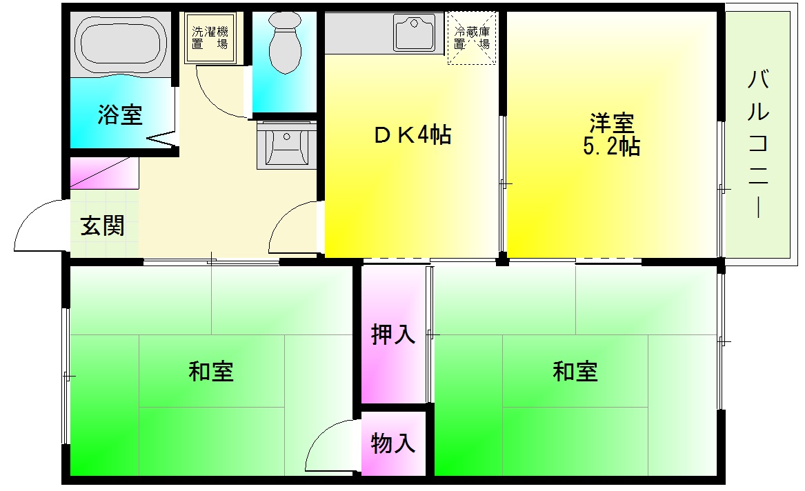 きららハイムの間取り