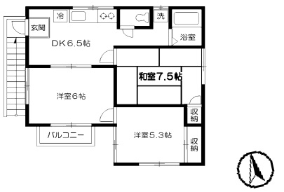 ボルティモアベルの間取り