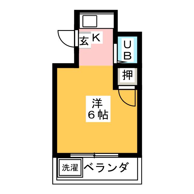 コーポ岩間の間取り