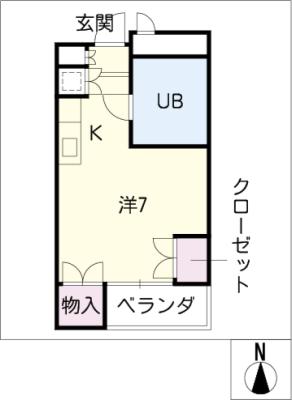 ドエル杁中の間取り