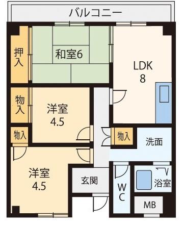 フォレスト神宮前の間取り