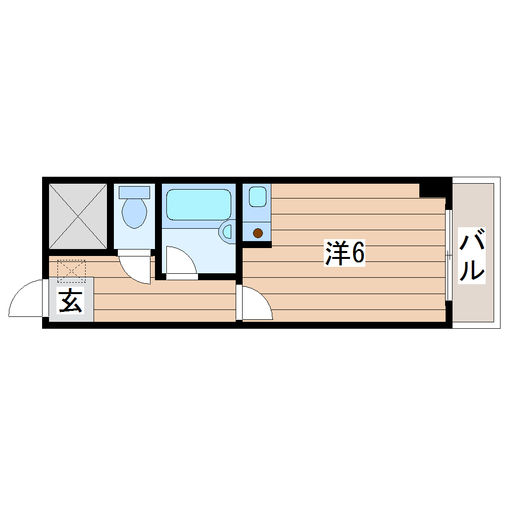 パレドール日の出新潟の間取り