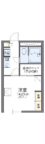 レオパレス文京台フォレの間取り