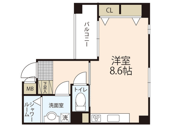 ＬＥ　ＤＯＭＥ白島中町の間取り