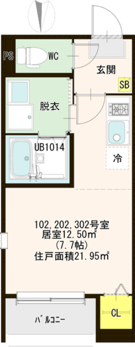 フローラ足立の間取り