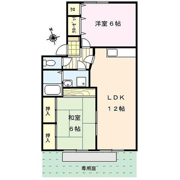 グリーンタウン津留崎の間取り