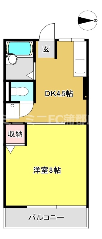 カルムM2の間取り