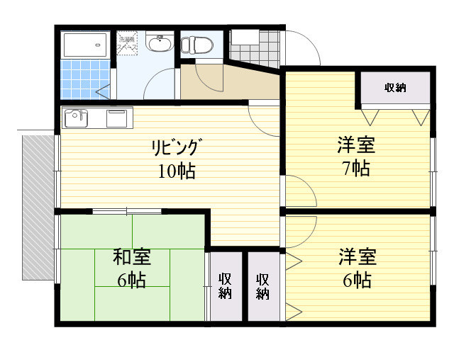 アムールオシノの間取り