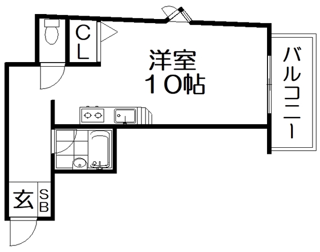 ドミシル野村の間取り