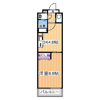 エスポワール長曽根の間取り