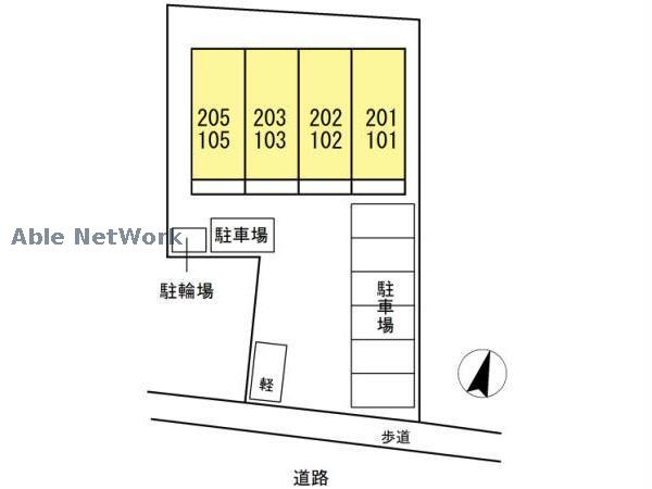 【高浜市沢渡町のアパートのその他】