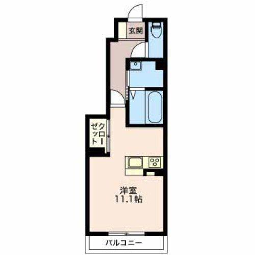 高浜市沢渡町のアパートの間取り